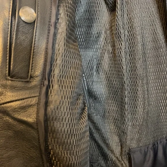 Vintage Harley Davidson Leather Motorcycle Jacket